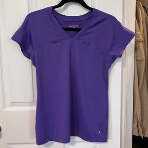 Danskin Women's Short Sleeve Purple Tee